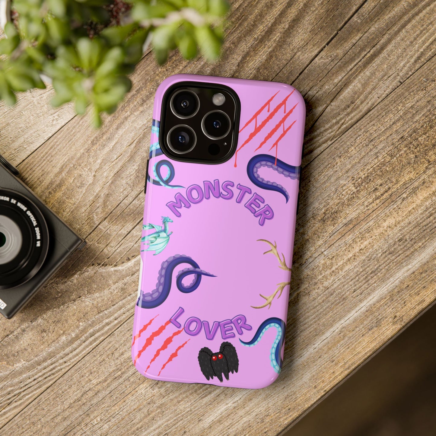 Monster Lover Purple Phone Case
