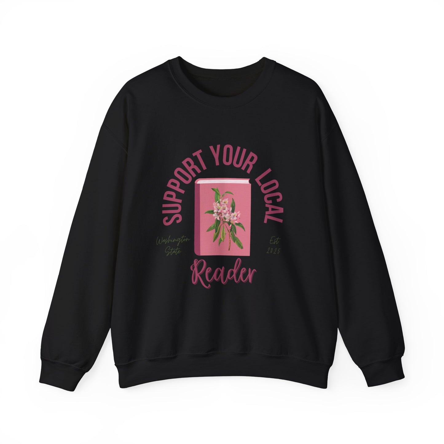 Support Your Local Reader WA Crewneck