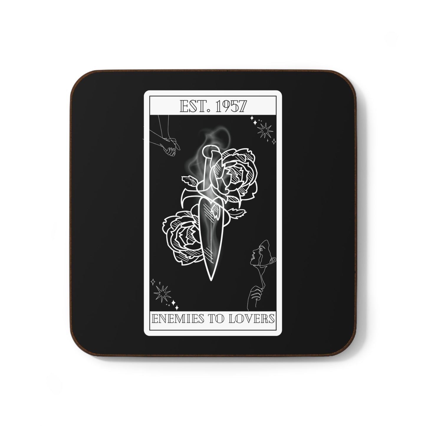 Enemies to Lovers Tarot Coaster
