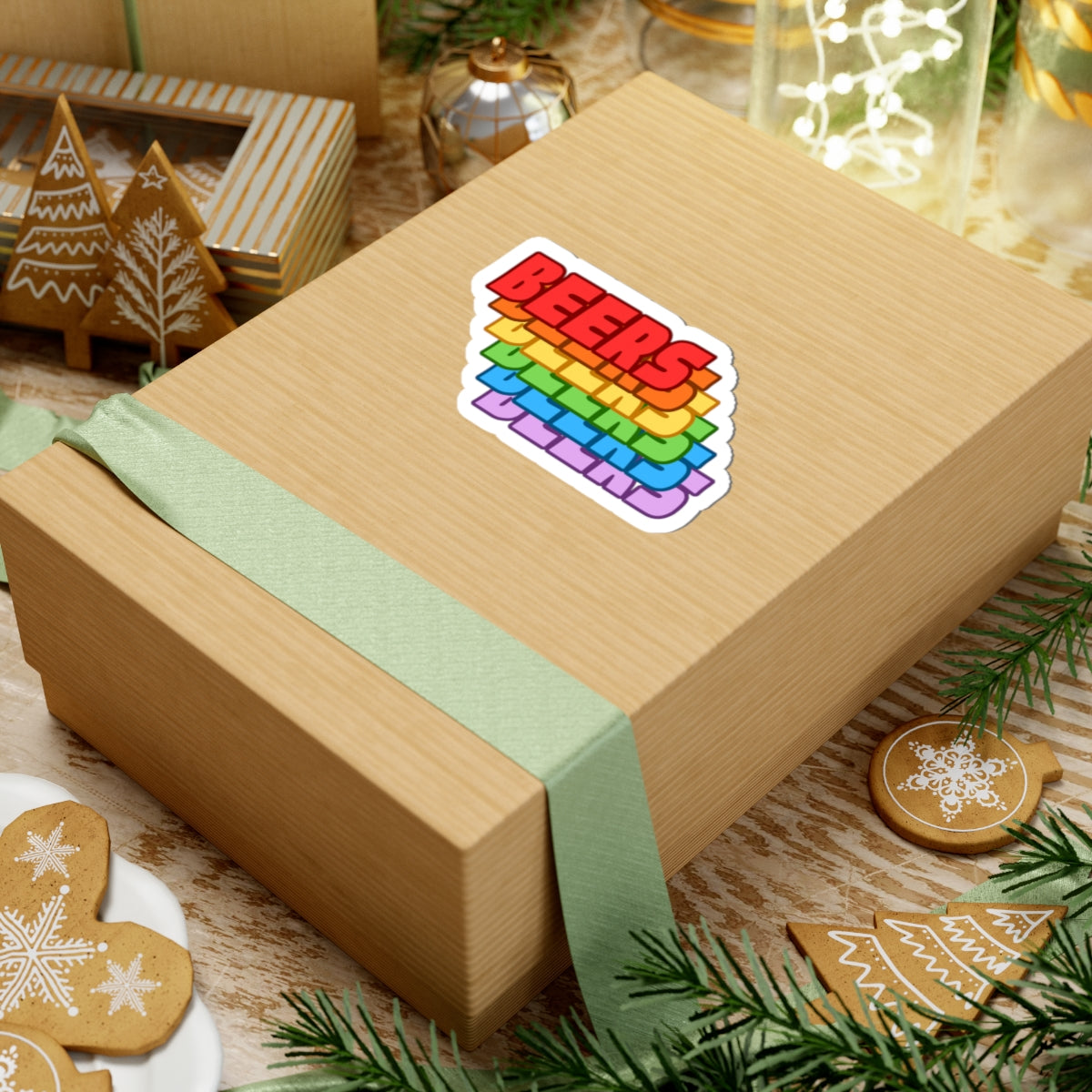 Beers Rainbow Sticker