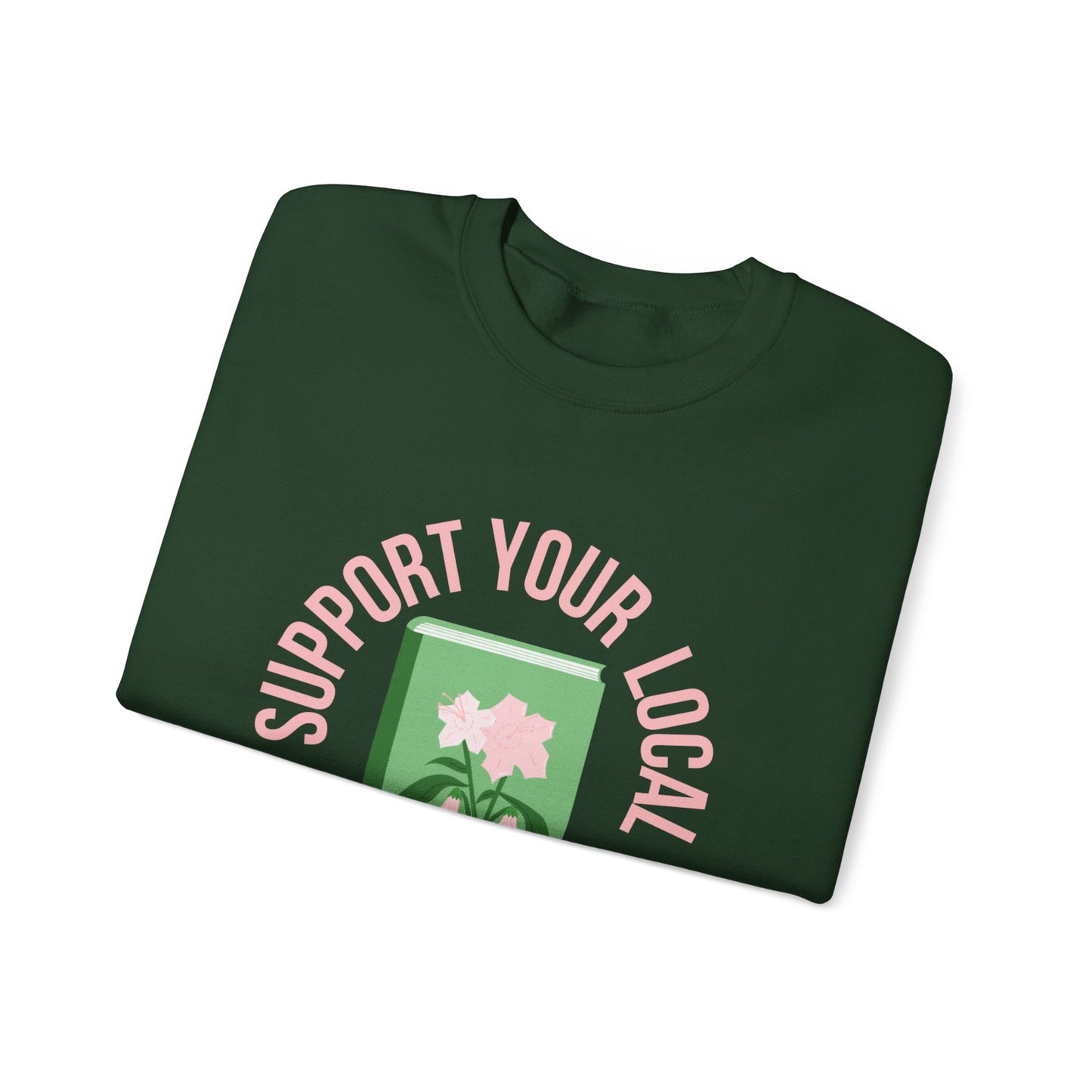 Support Your Local Reader CT Crewneck