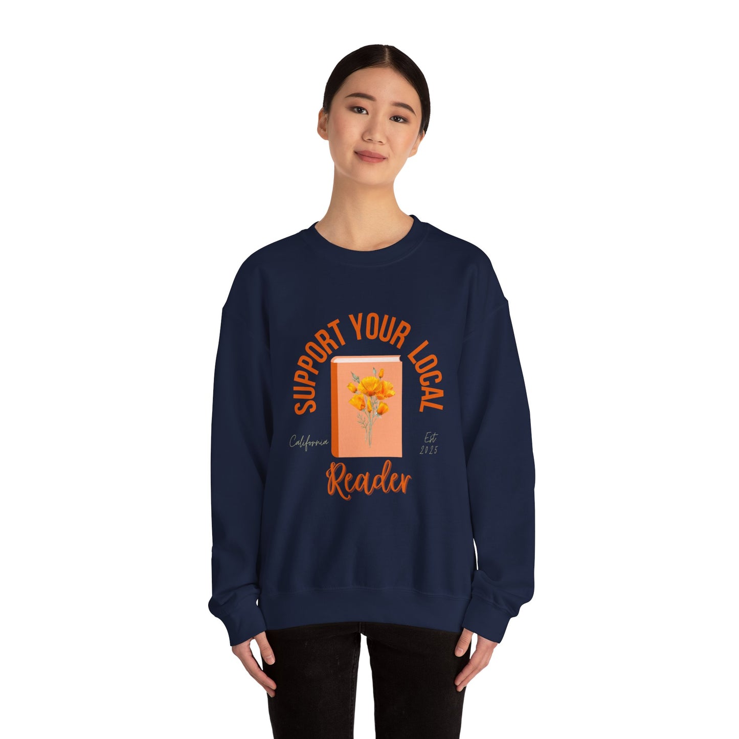 Support Your Local Reader CA Crewneck