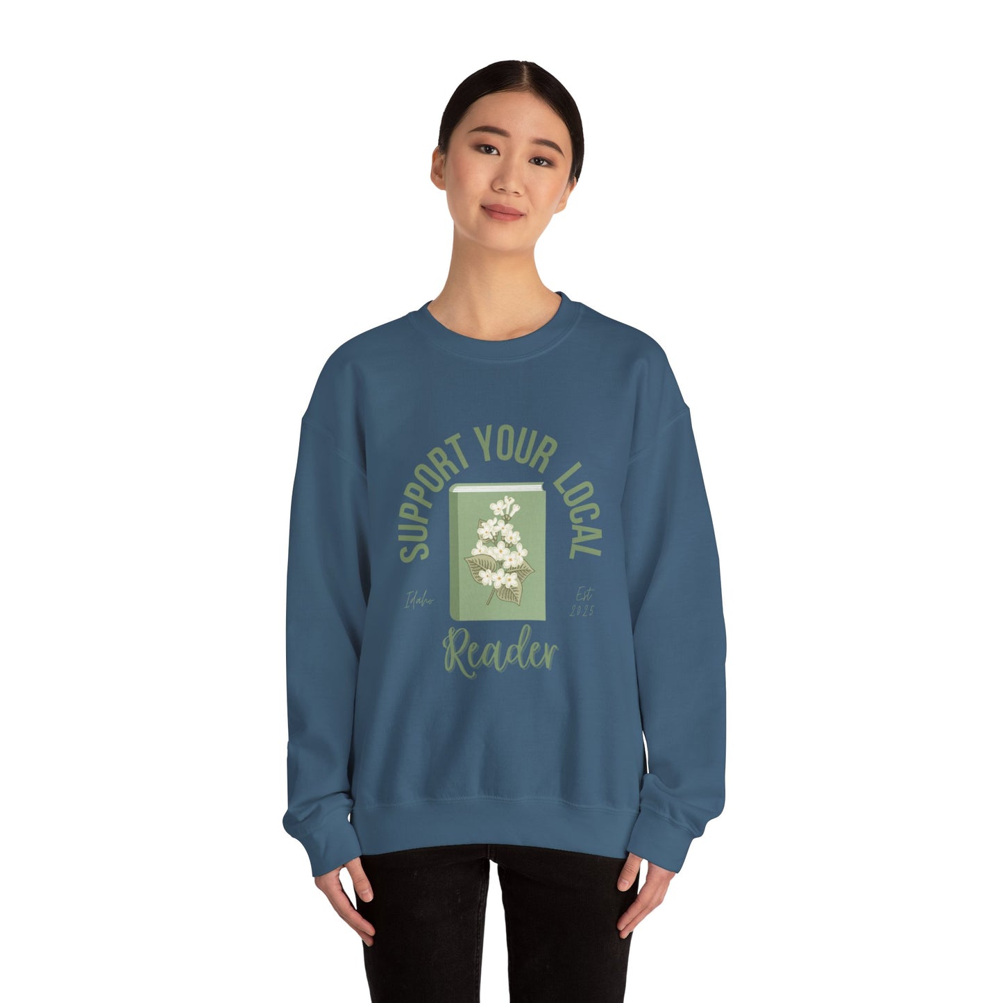 Support Your Local Reader ID Crewneck