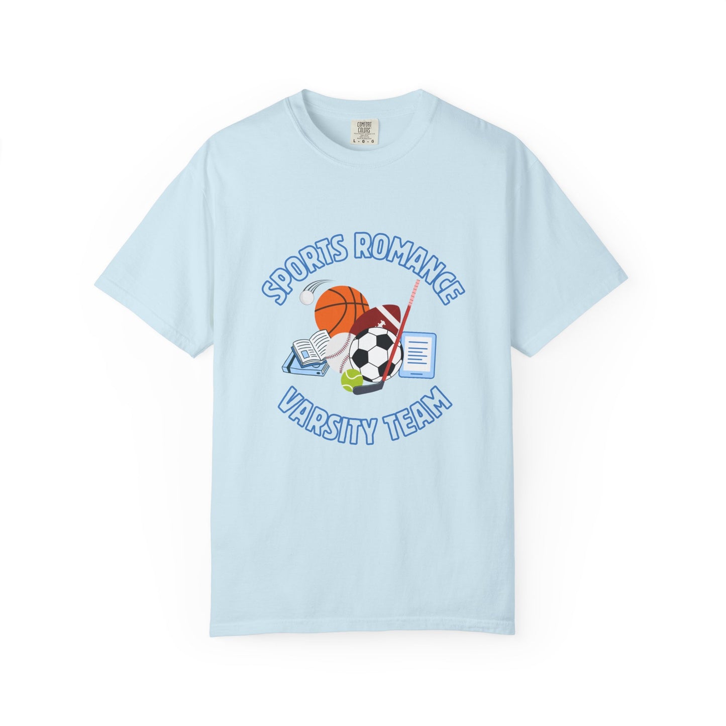Blue Sports Romance Varsity Team Tee