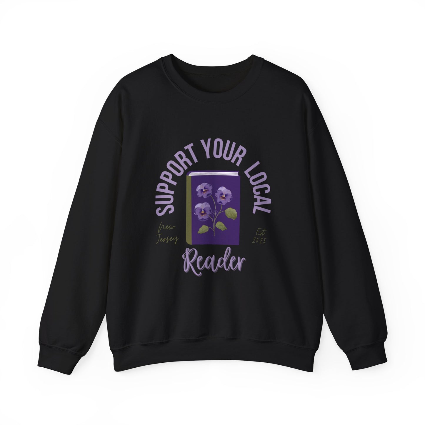 Support Your Local Reader NJ Crewneck