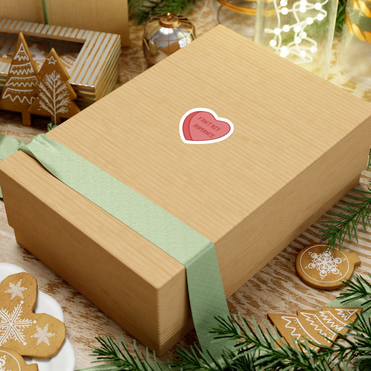 Fantasy Romance Heart Sticker