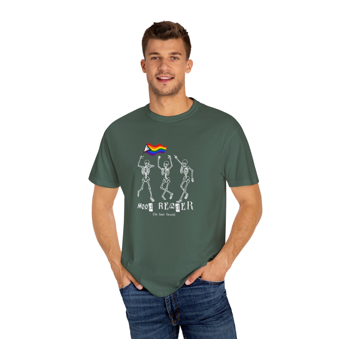 Mood Reader Queer Skeletons Tee