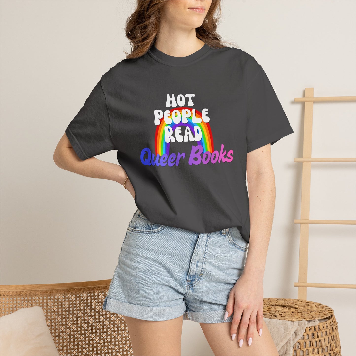Read Queer Books Blue to Pink Tee