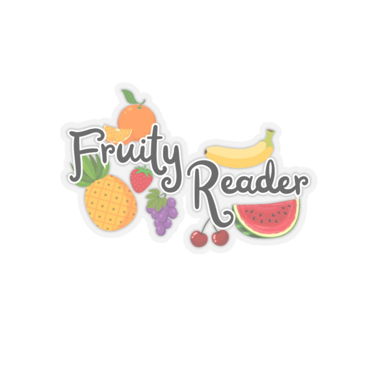 Fruity Reader Sticker