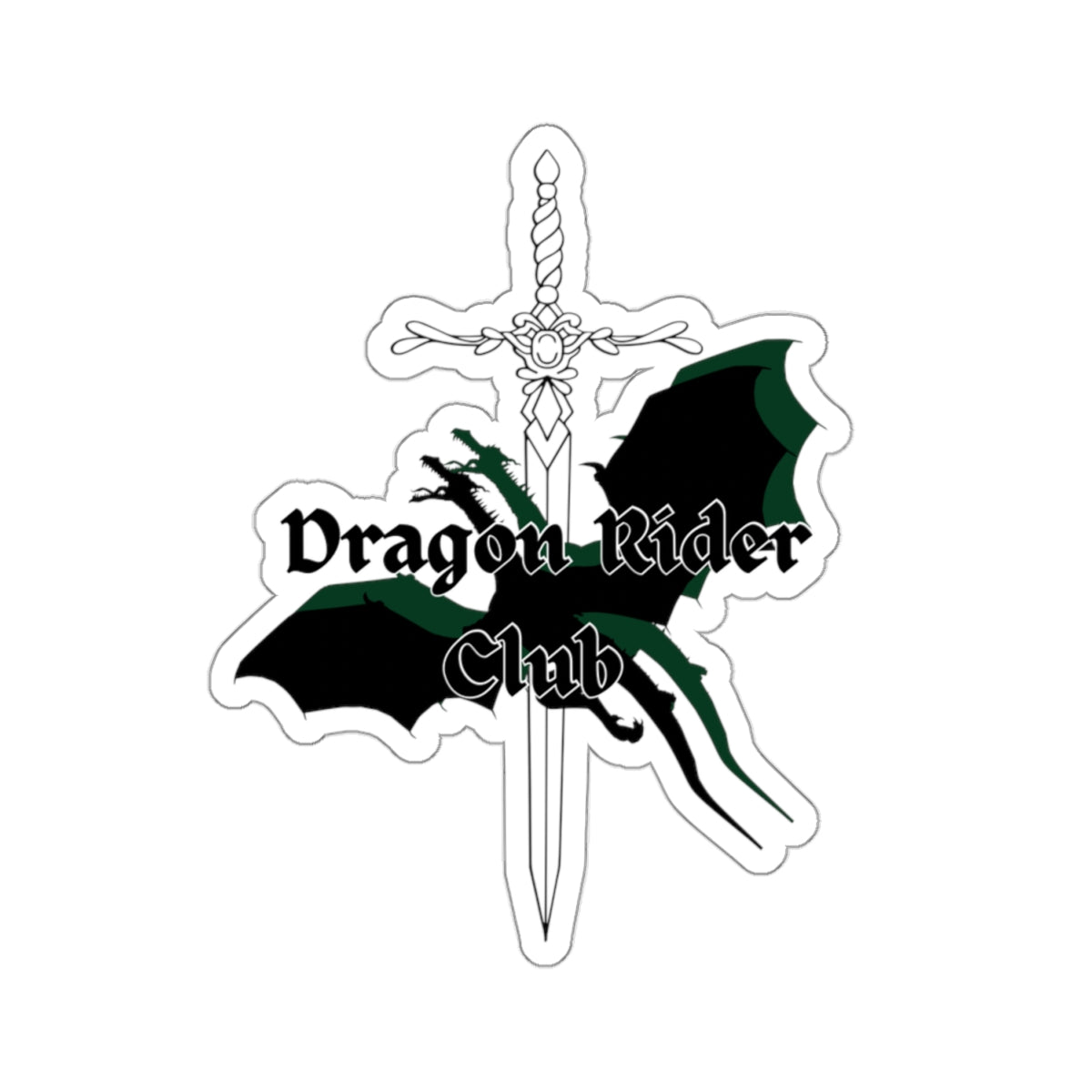 Dragon Rider Club Sticker