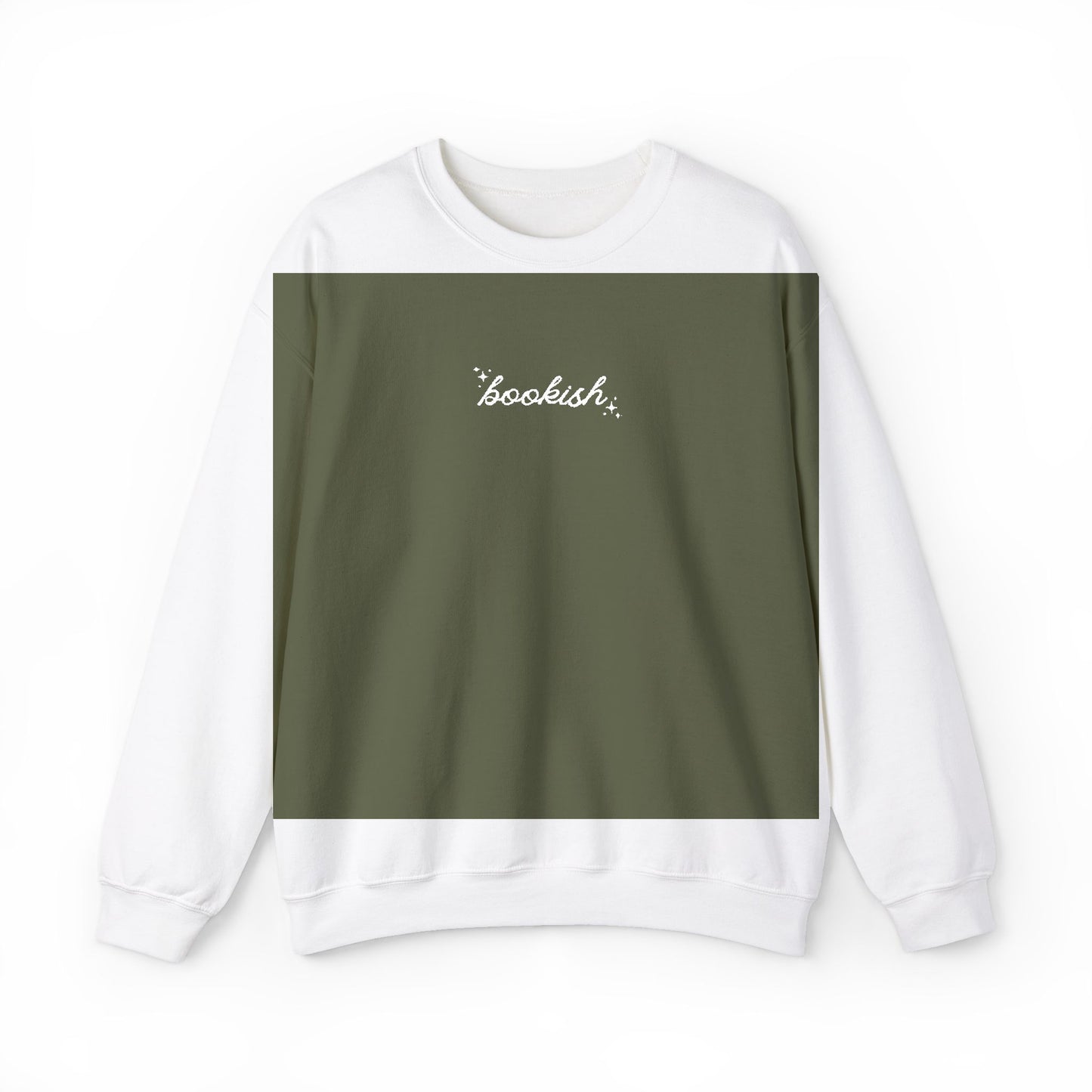 Embroidered 'Bookish' Crewneck