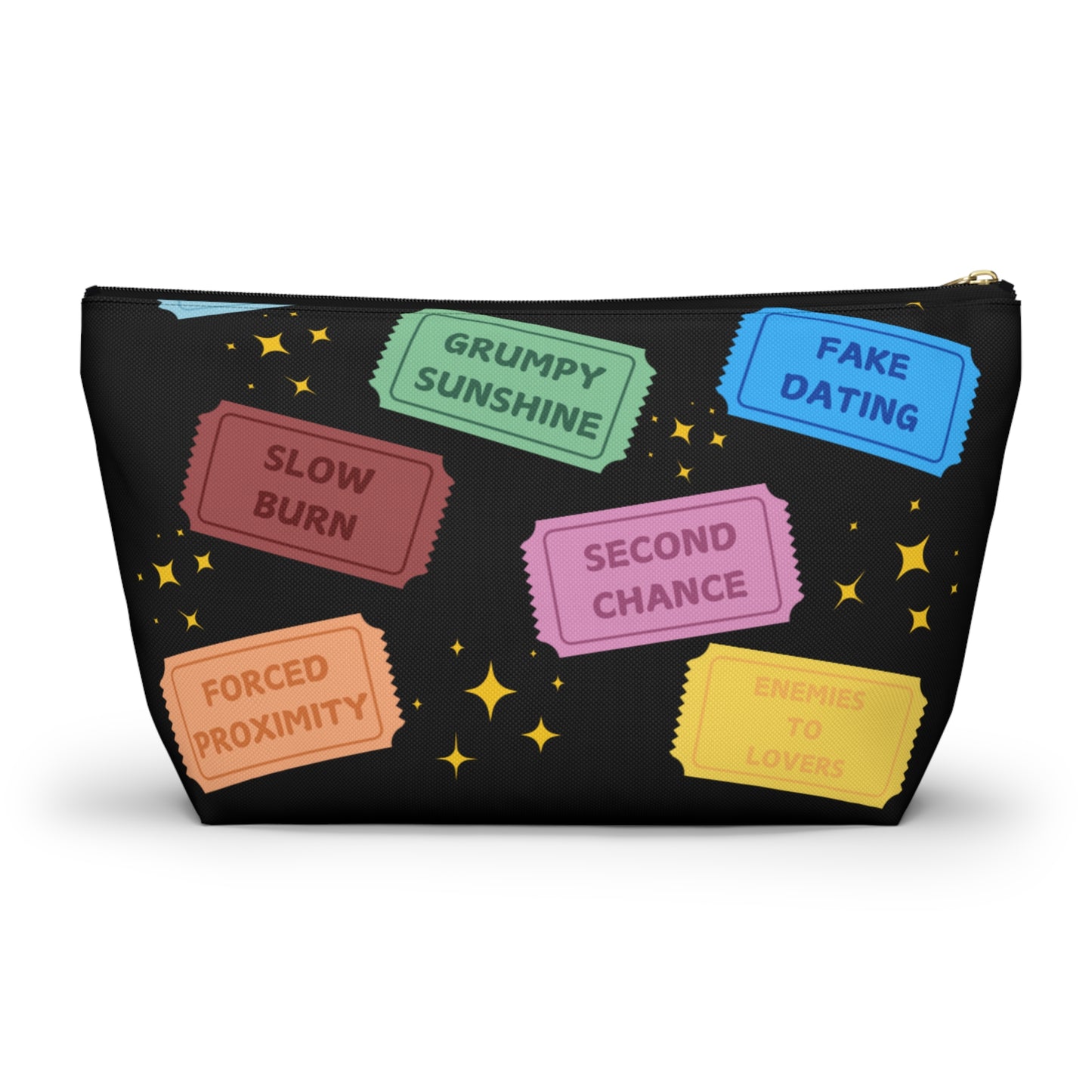 Tropes Ticket Black Pouch
