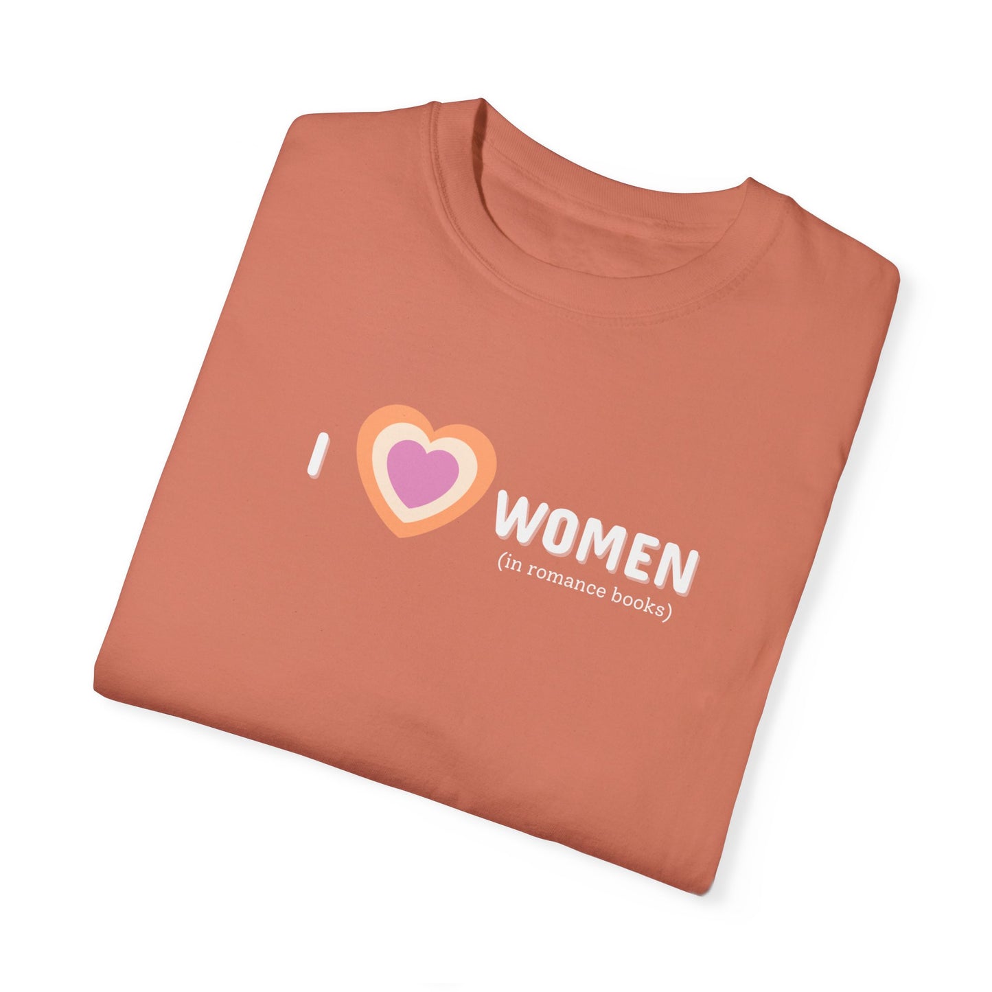 I Heart Women Lesbian Flag Tee