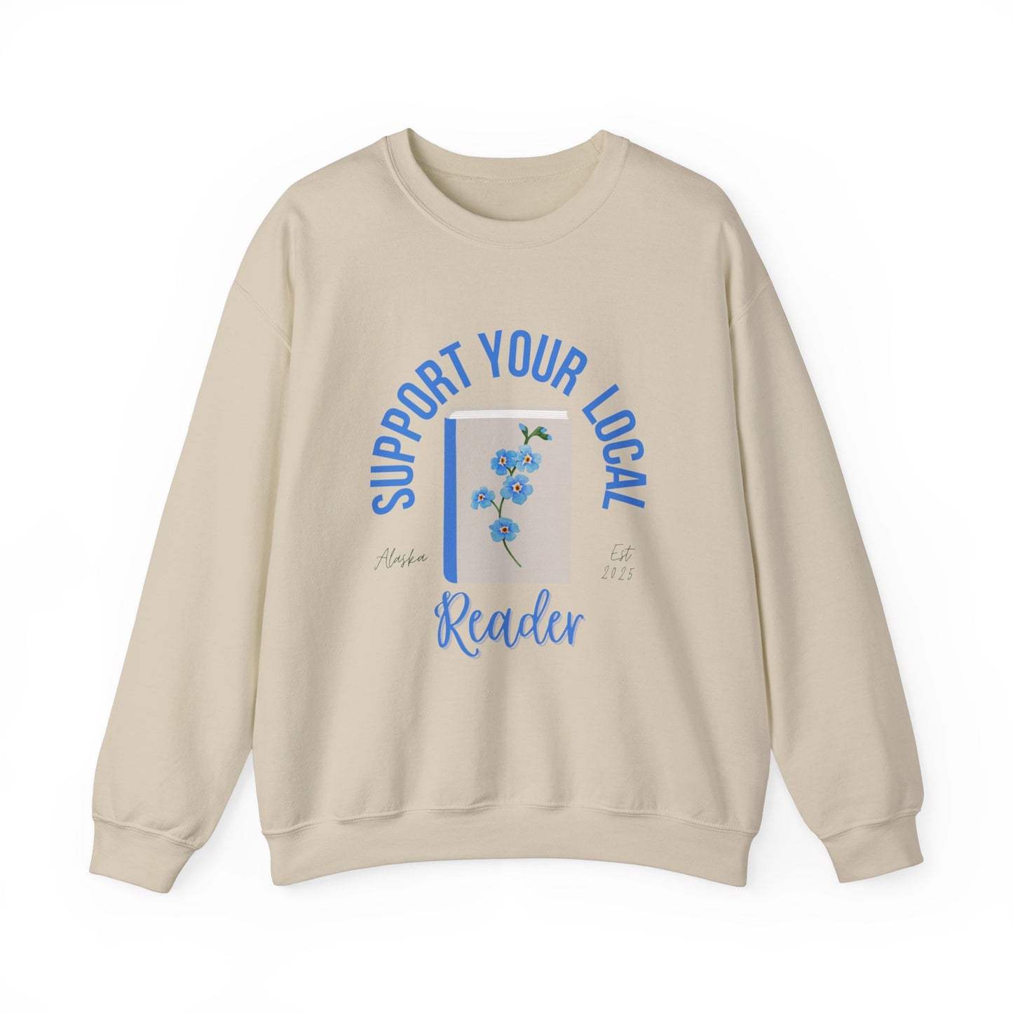 Support Your Local Reader AK Crewneck