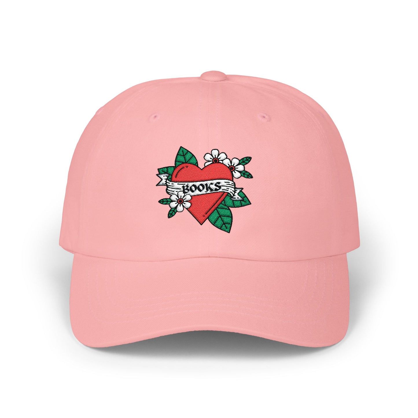 Books Heart Tattoo Hat