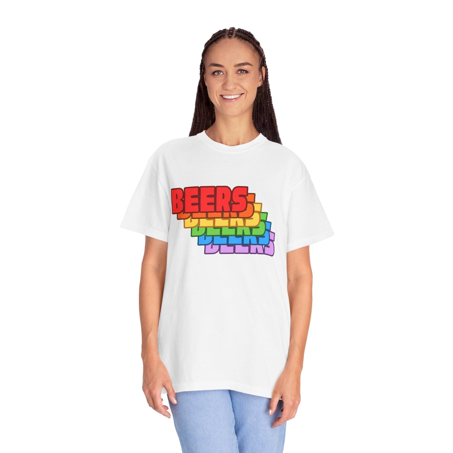 BEERS Rainbow Retro Tee