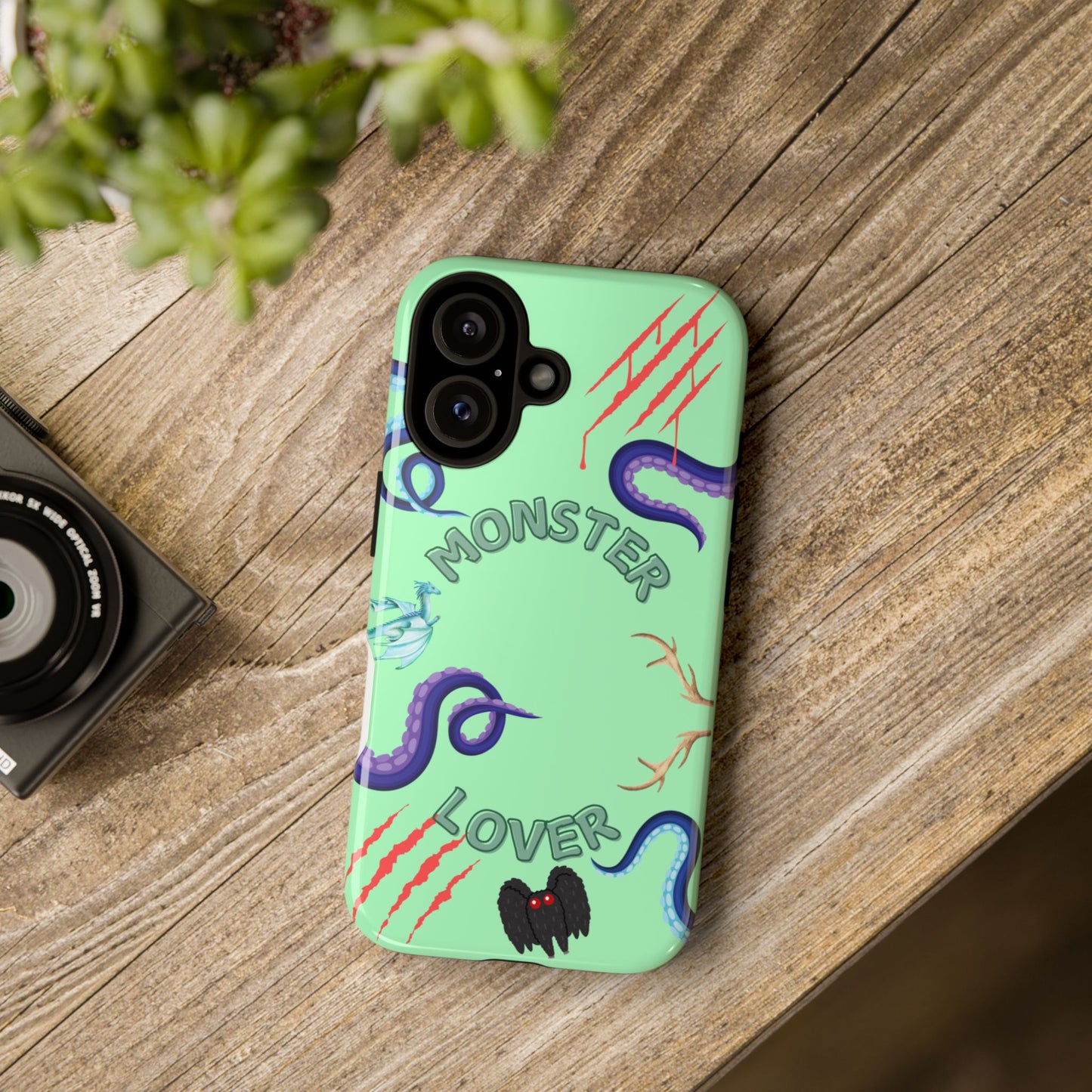 Monster Lover Mint Phone Case