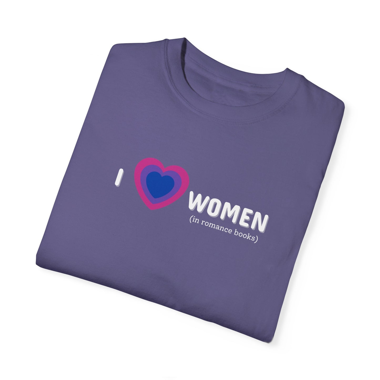 I Heart Women Bi Flag Tee
