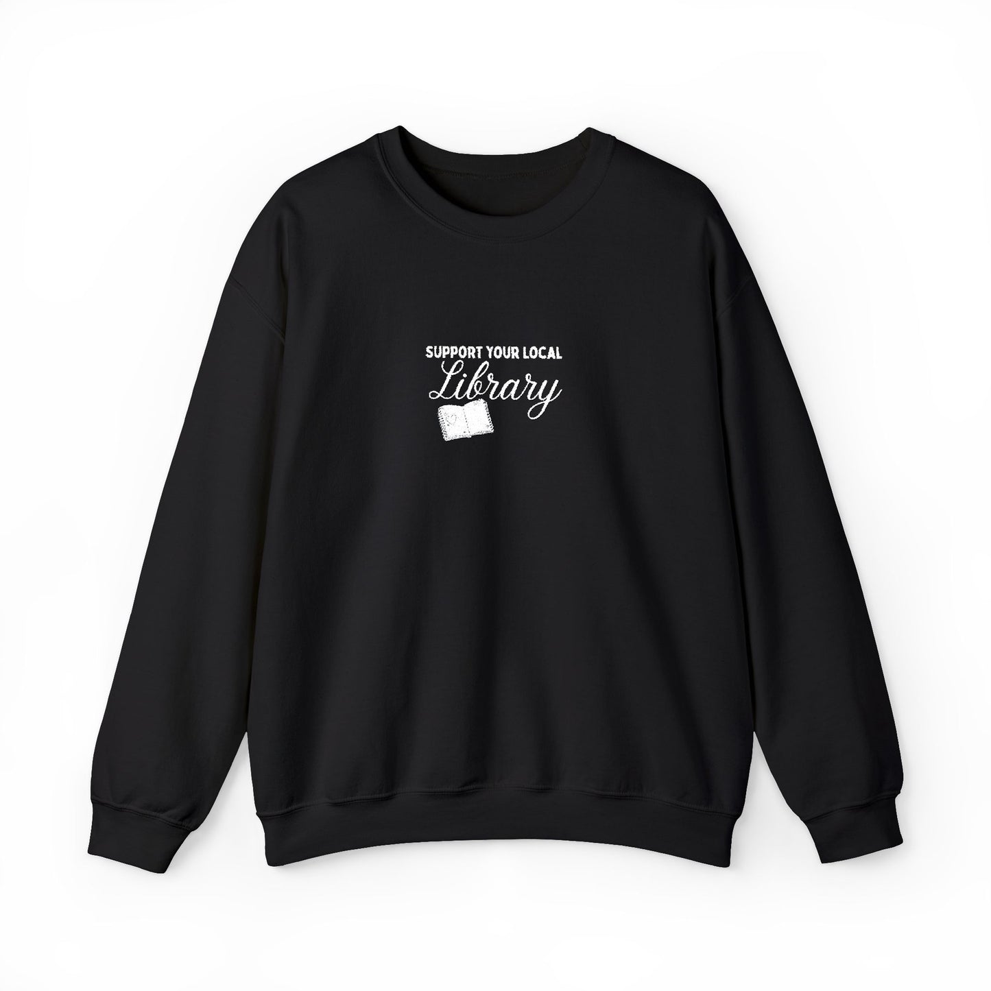 Support Your Local Library Crew Embroidered