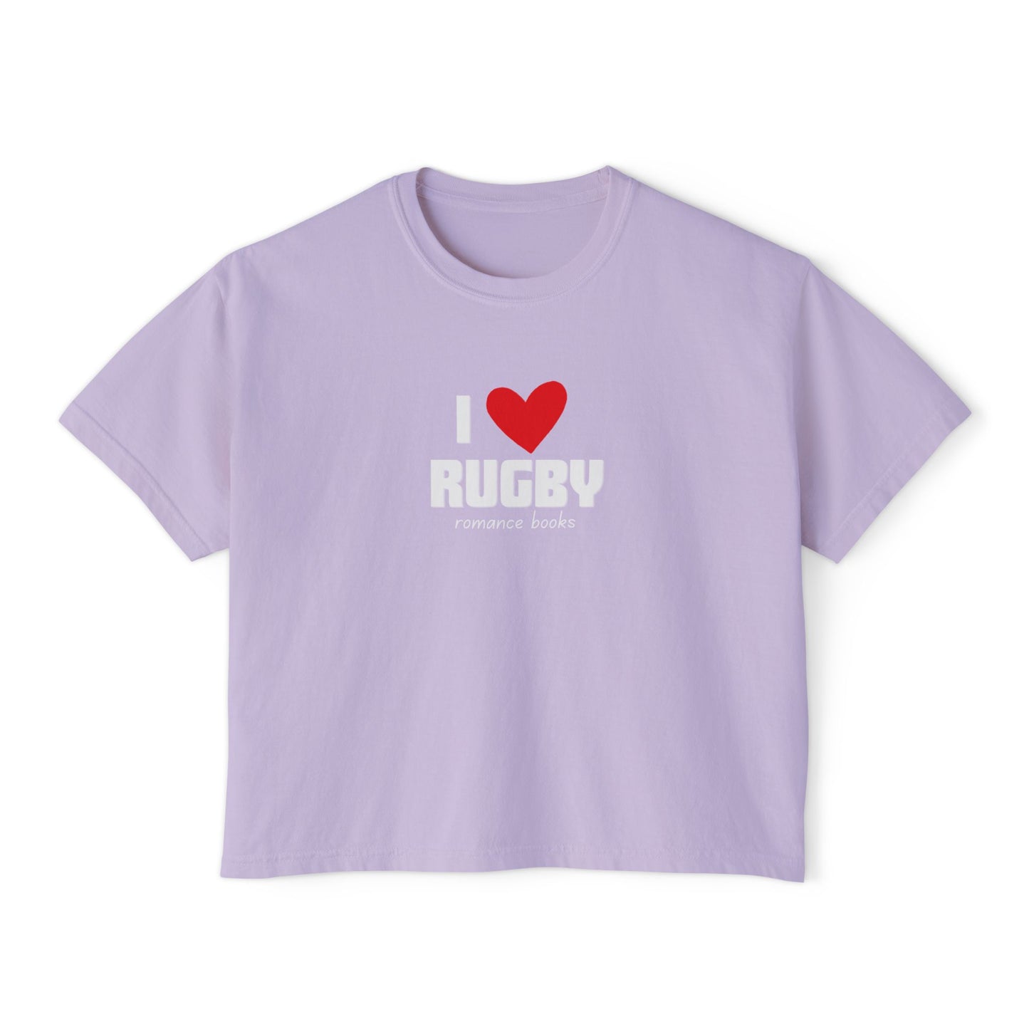 I Heart Rugby Boxy Crop Tee
