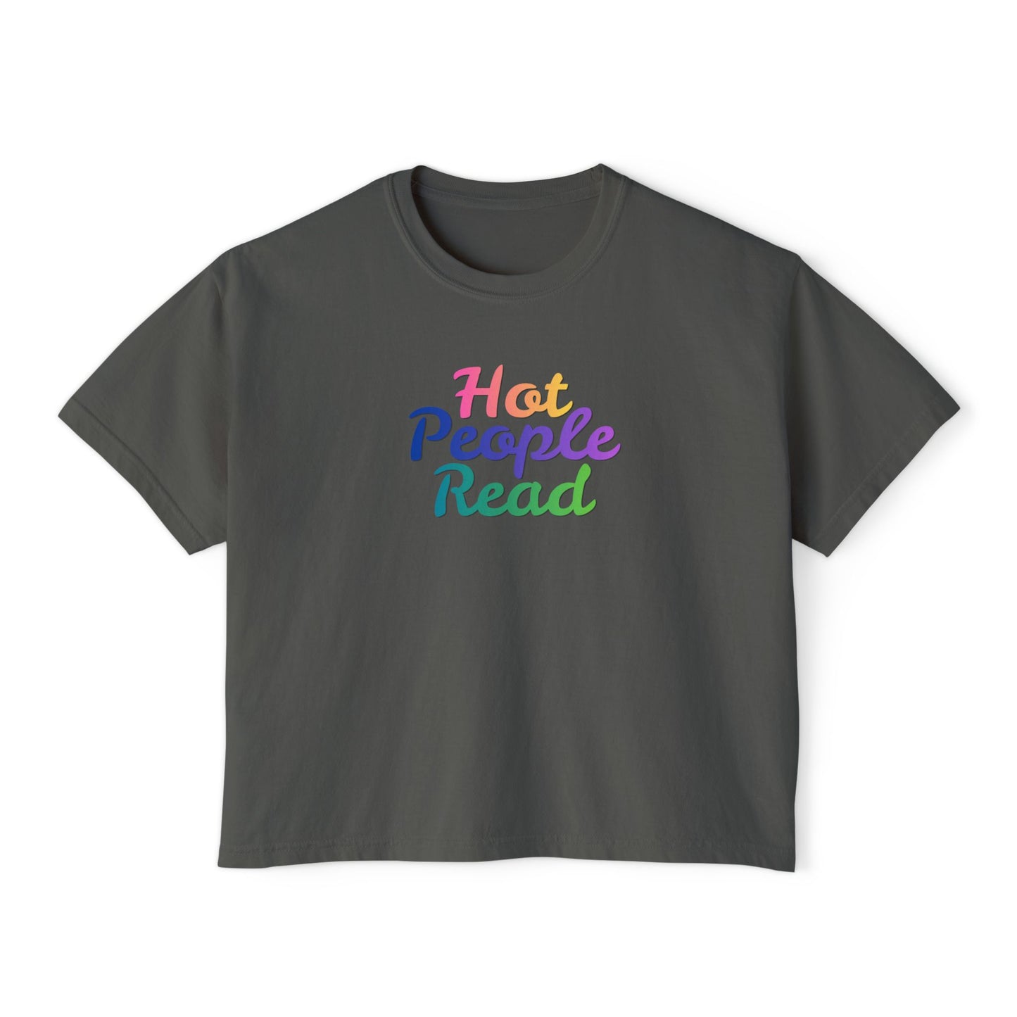 Hot People Read Cropped Tee