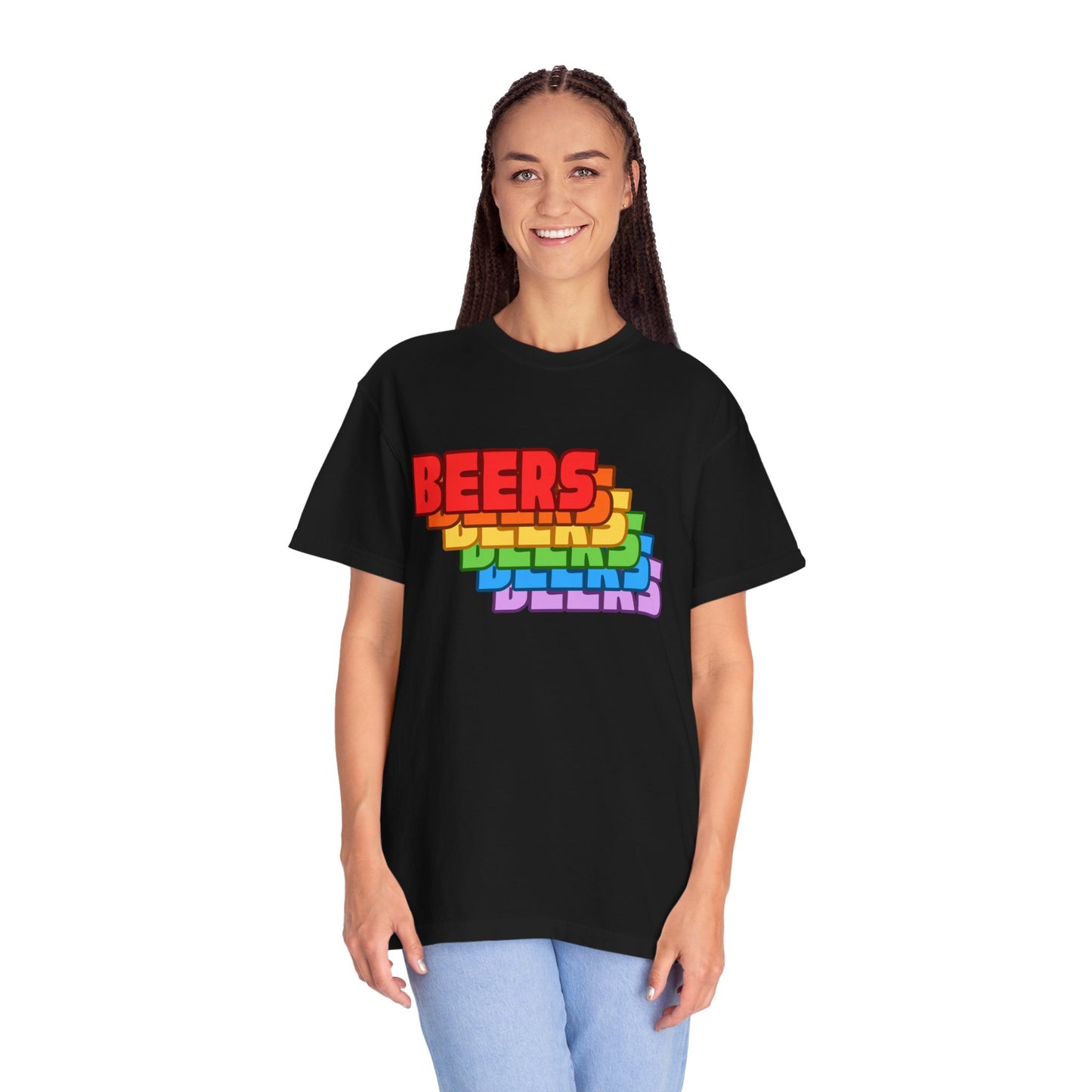 BEERS Rainbow Retro Tee