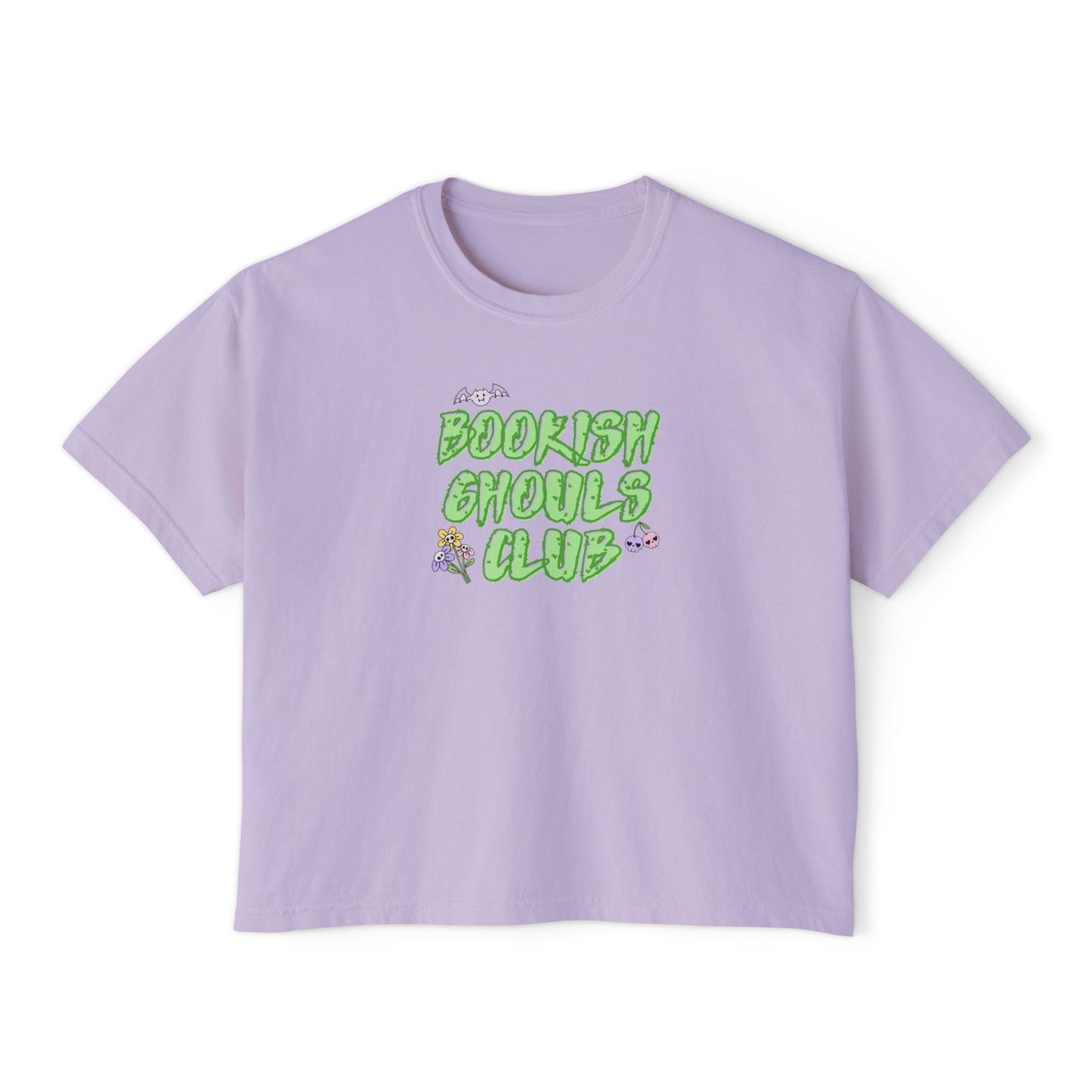 Bookish Ghouls Club Cropped Tee