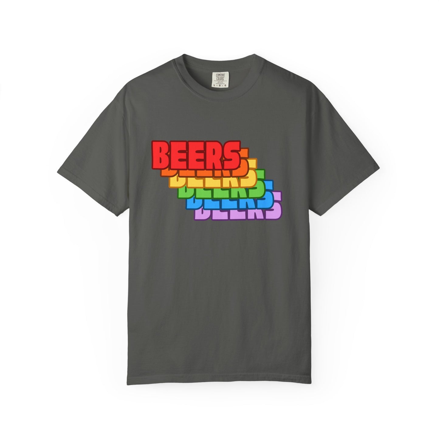 BEERS Rainbow Retro Tee