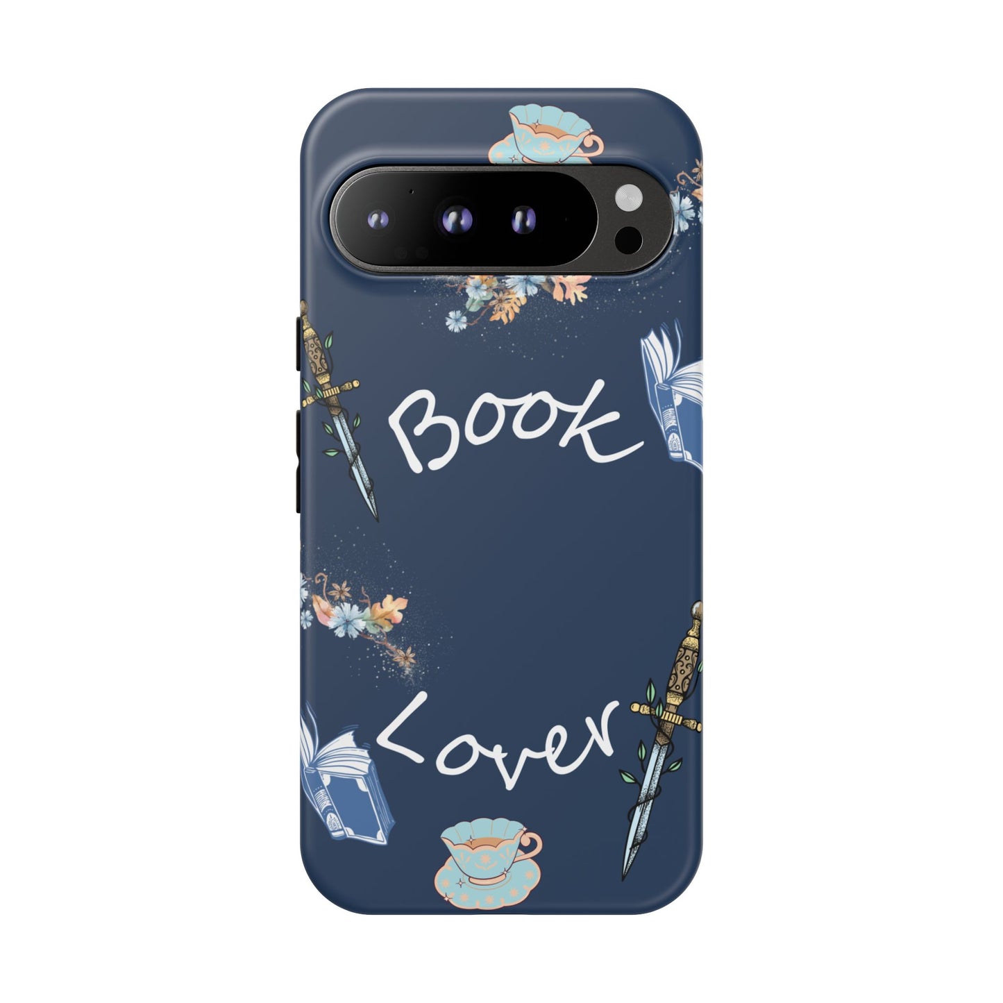 Book Lover Navy Phone Case