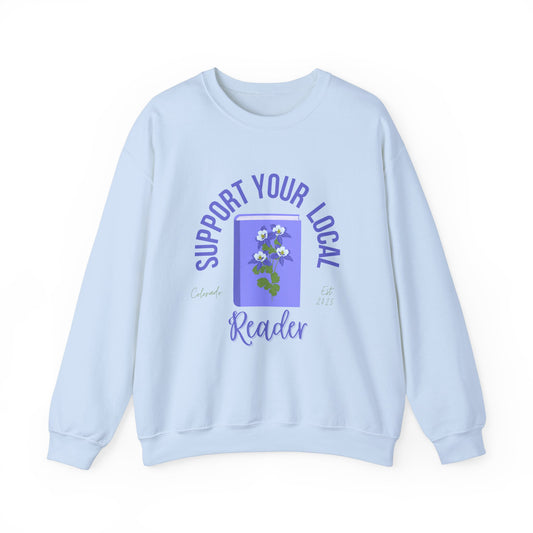 Support Your Local Reader CO Crewneck