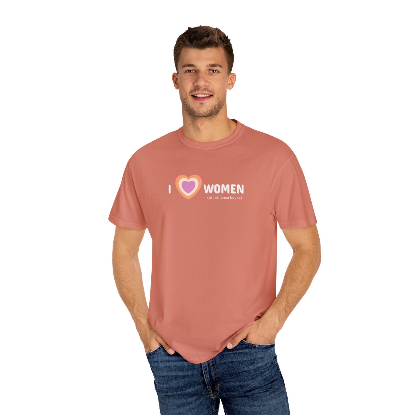 I Heart Women Lesbian Flag Tee