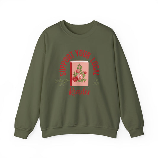 Support Your Local Reader DC Crewneck