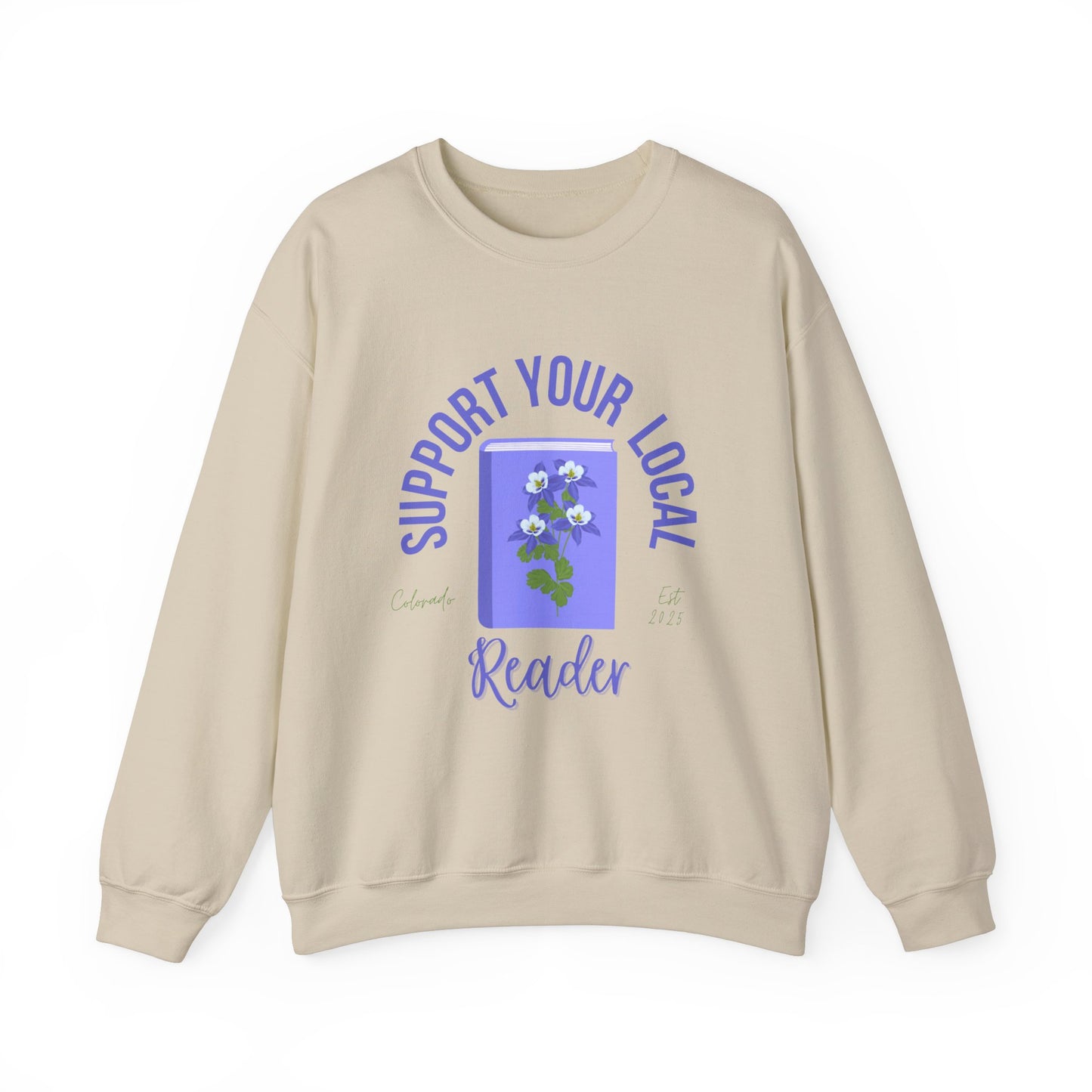 Support Your Local Reader CO Crewneck