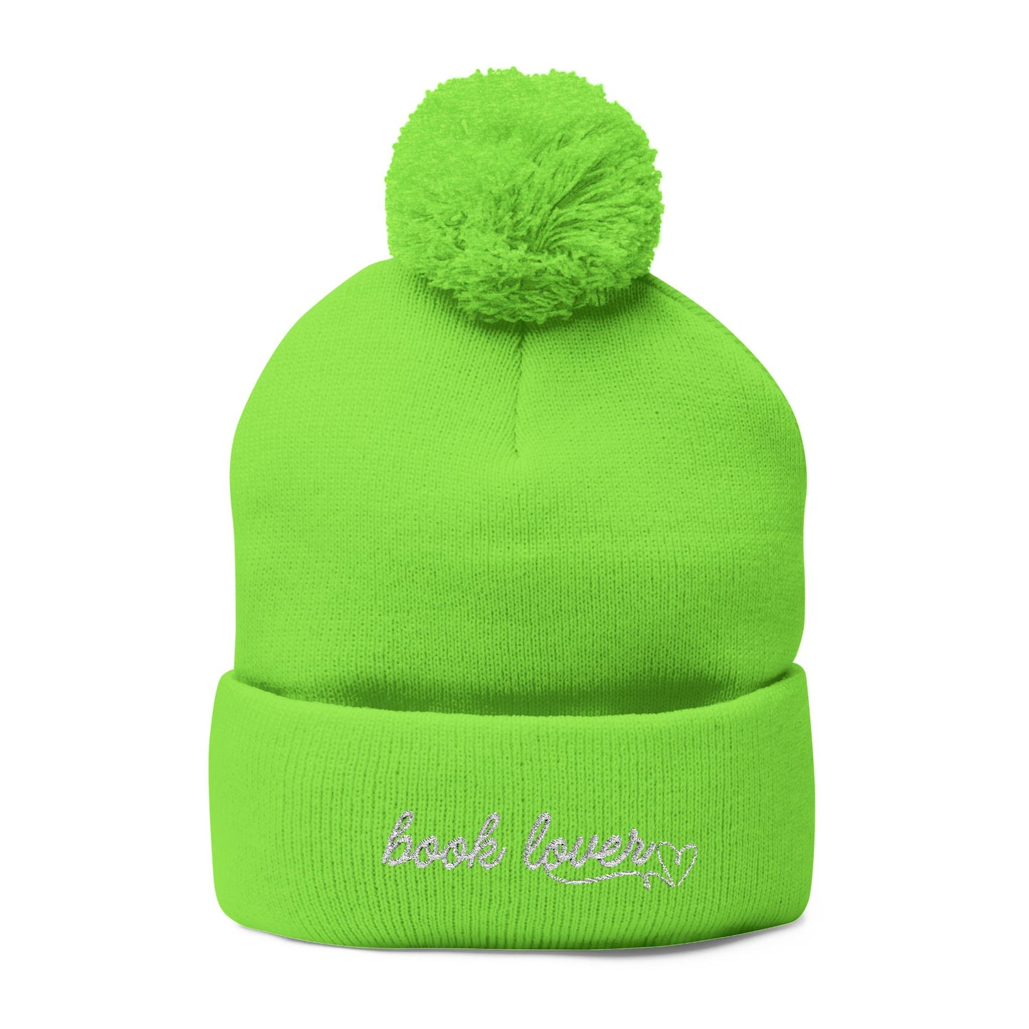 Book Lover Pom Pom Beanie