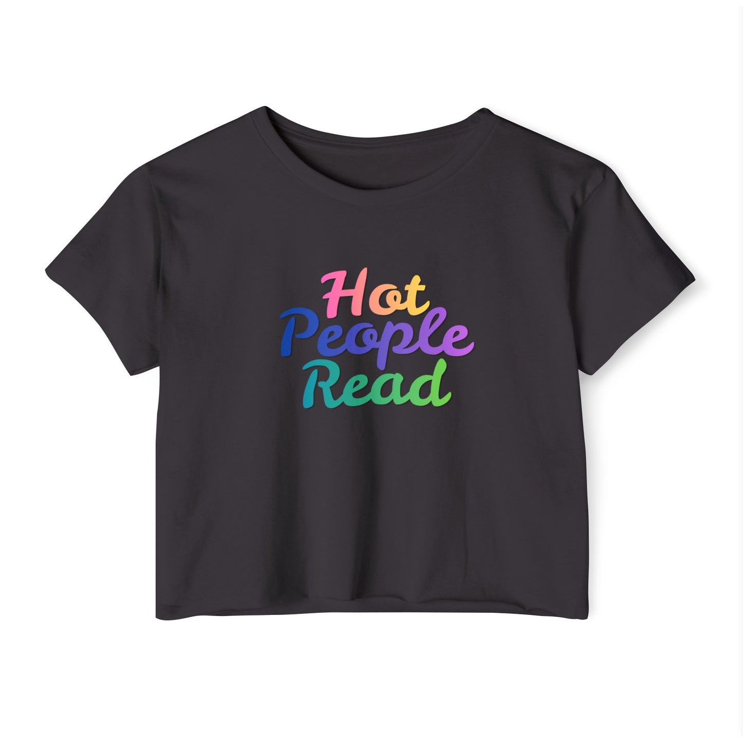 Hot People Read Crop Top
