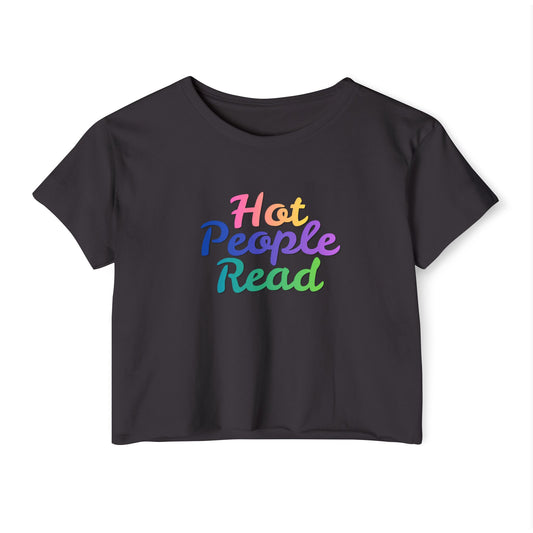Hot People Read Crop Top