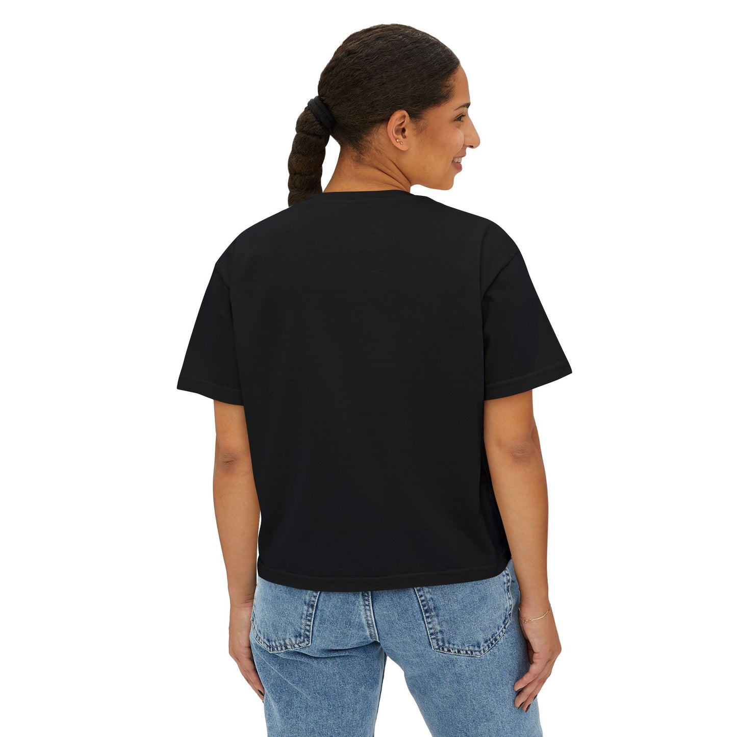 I Heart Soccer Boxy Crop Tee