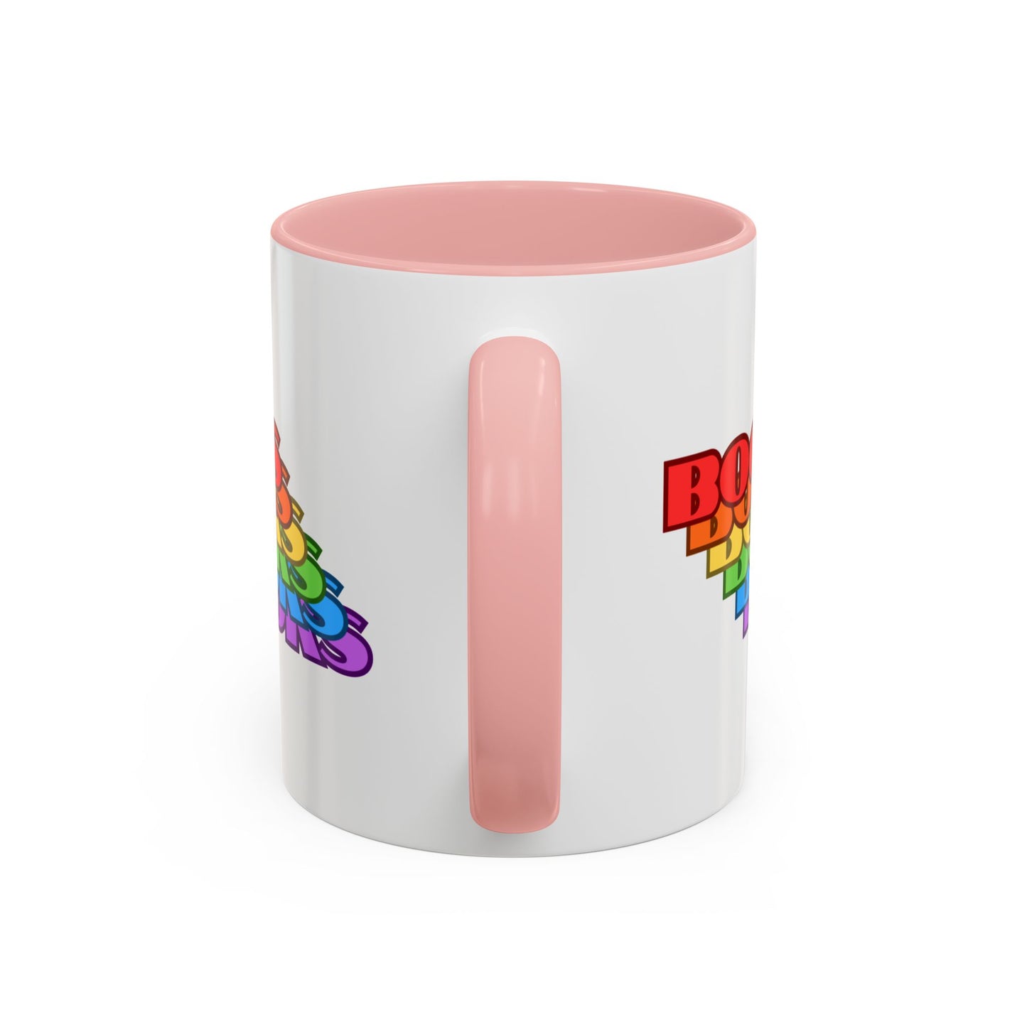 Books Rainbow Accent Mug