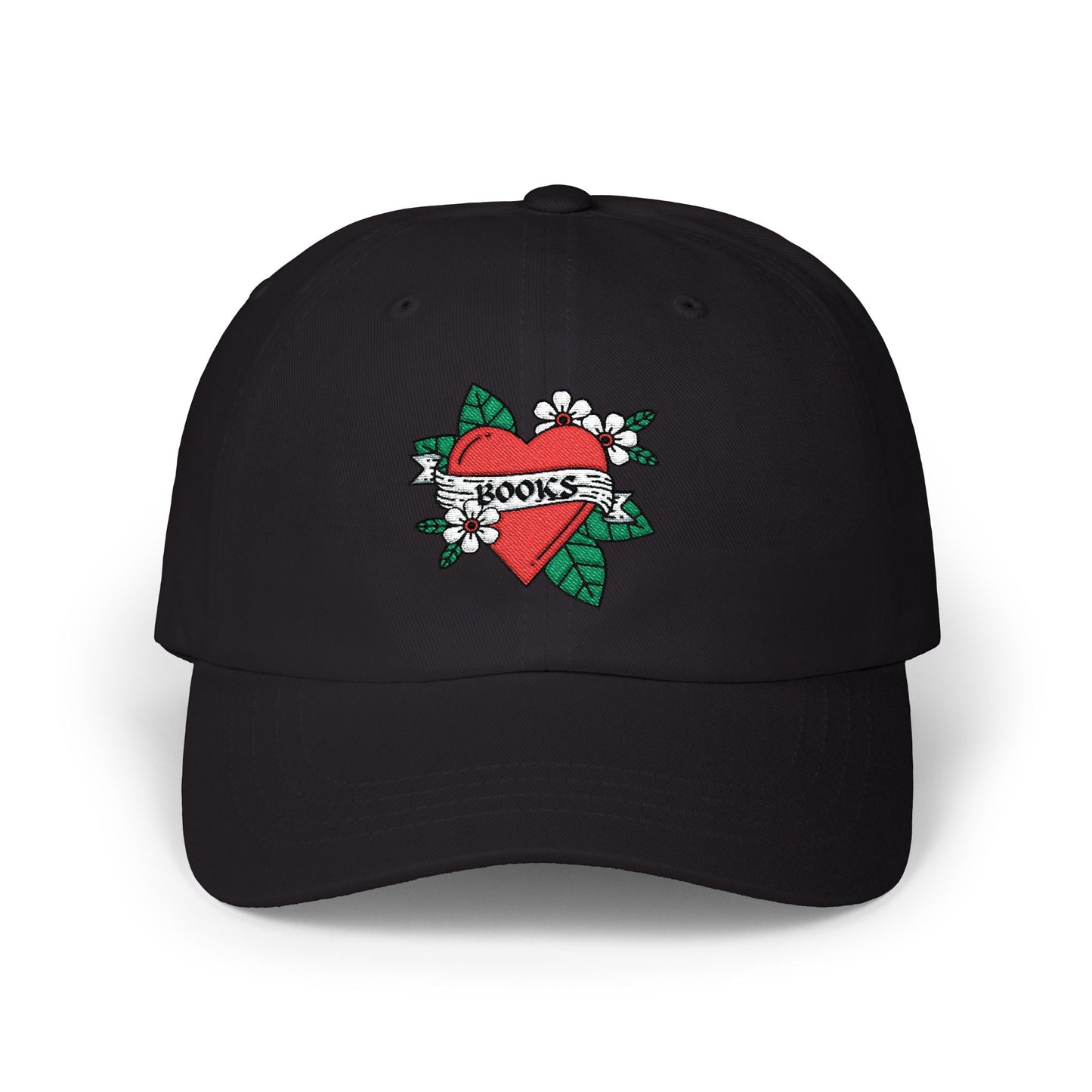 Books Heart Tattoo Hat