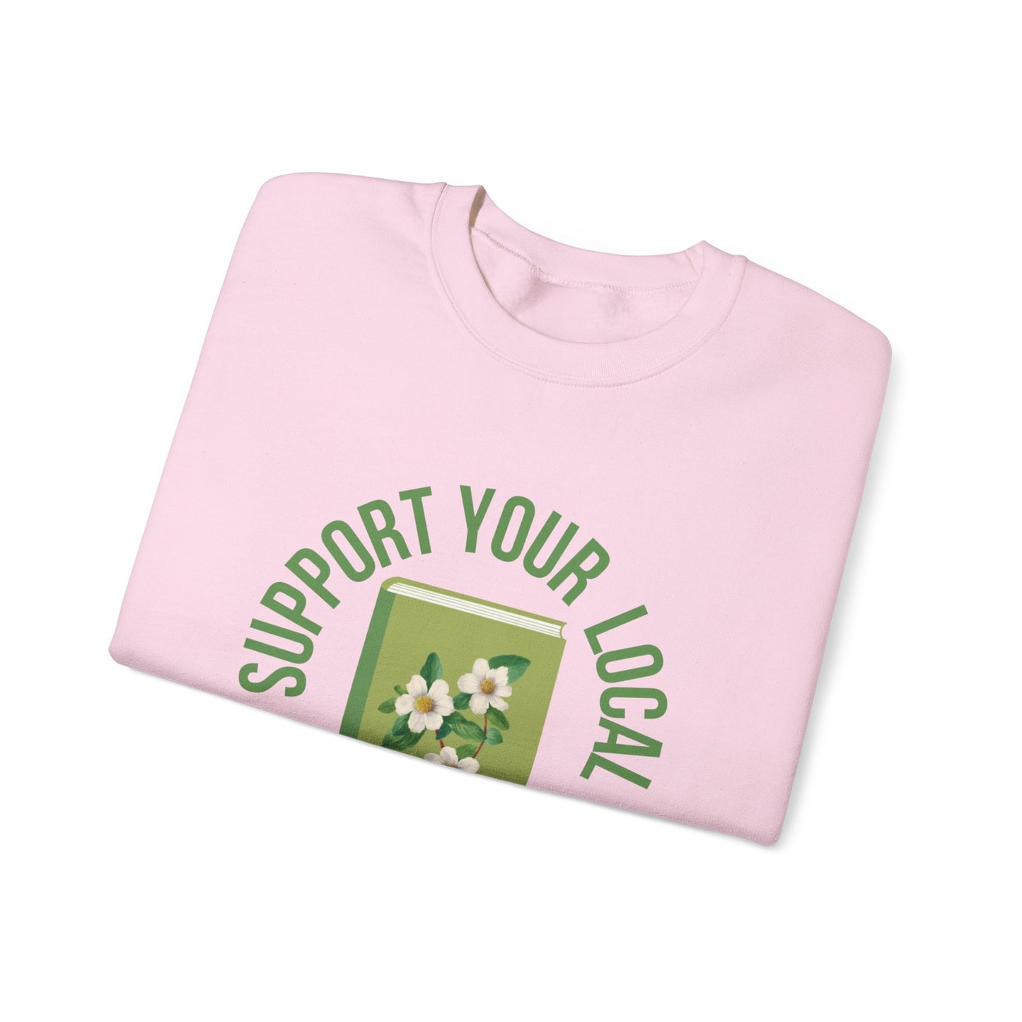 Support Your Local Reader NC Crewneck
