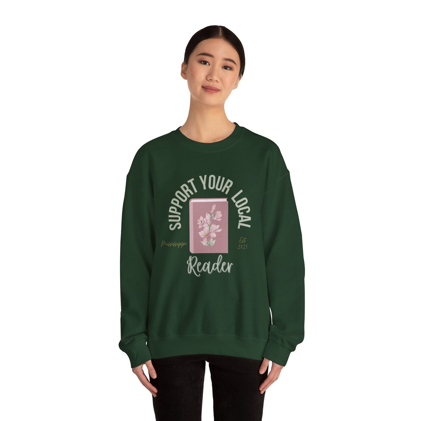 Support Your Local Reader MS Crewneck