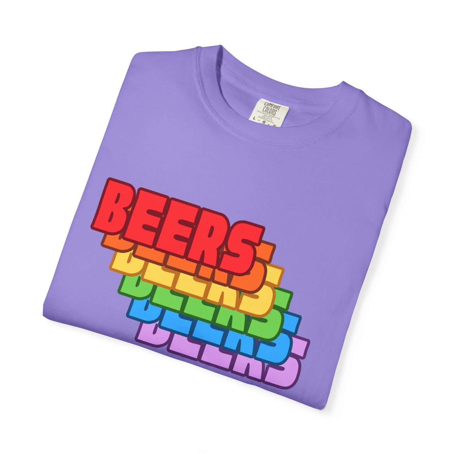 BEERS Rainbow Retro Tee