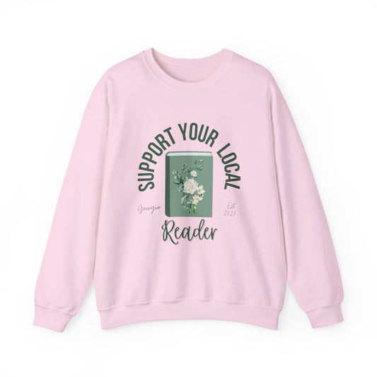 Support Your Local Reader GA Crewneck