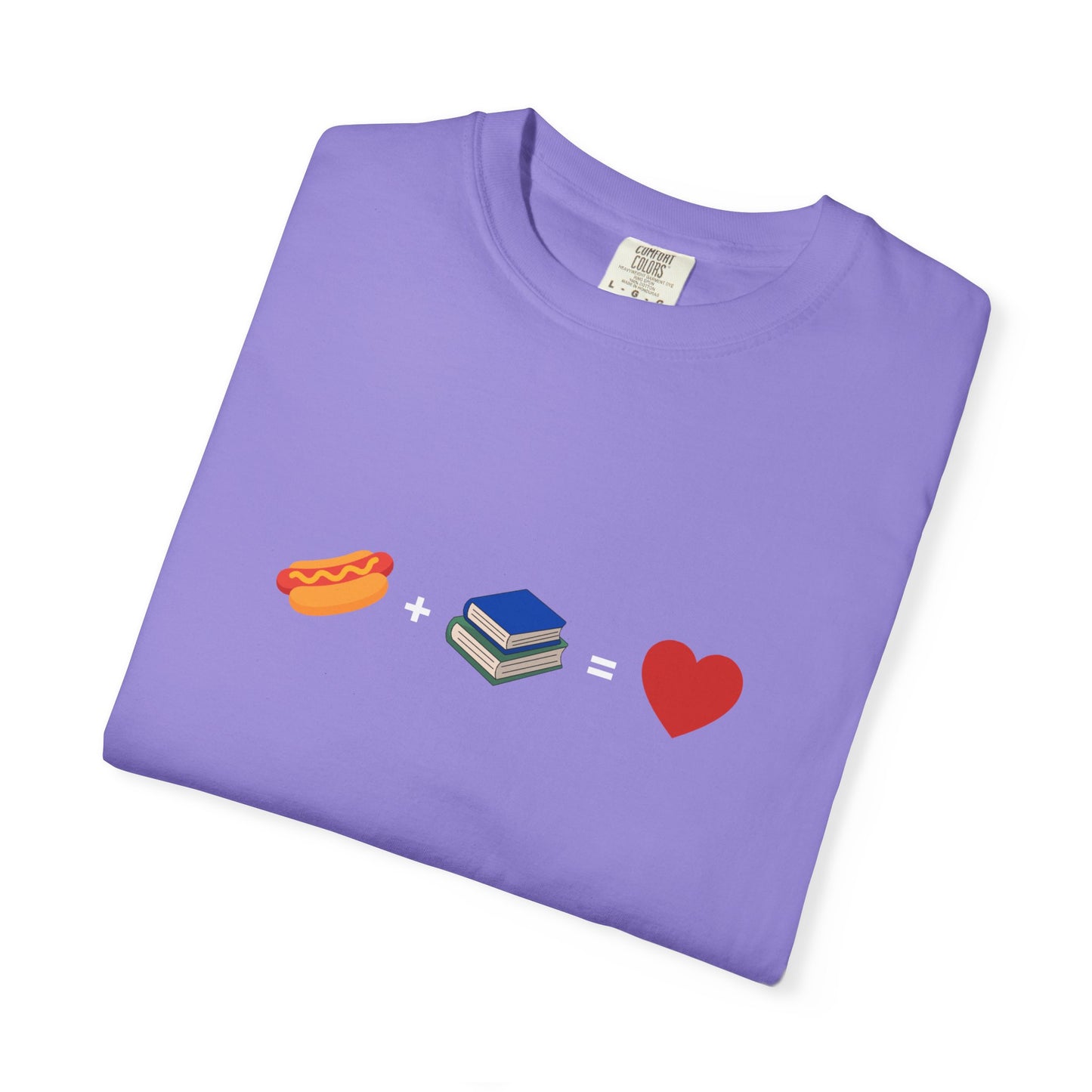 Bookish Hot Dog Tee