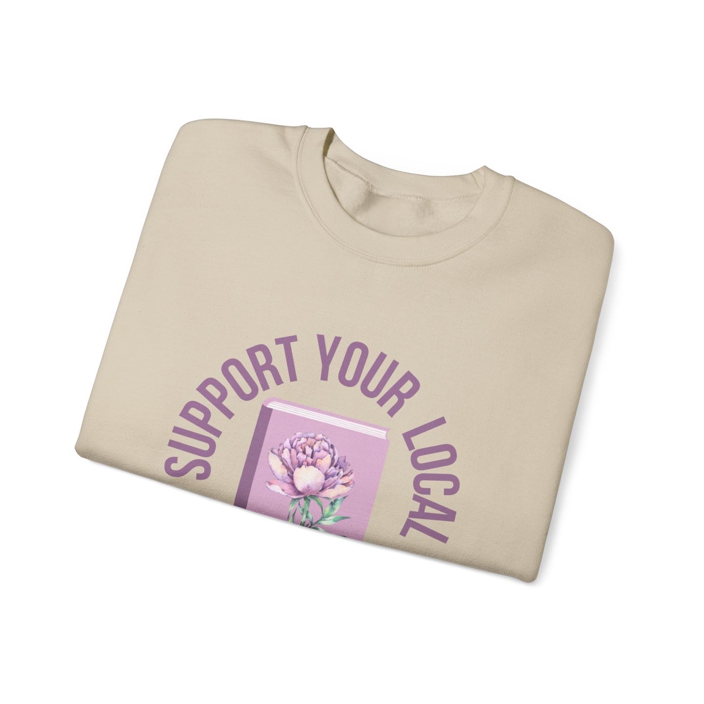 Support Your Local Reader IN Crewneck