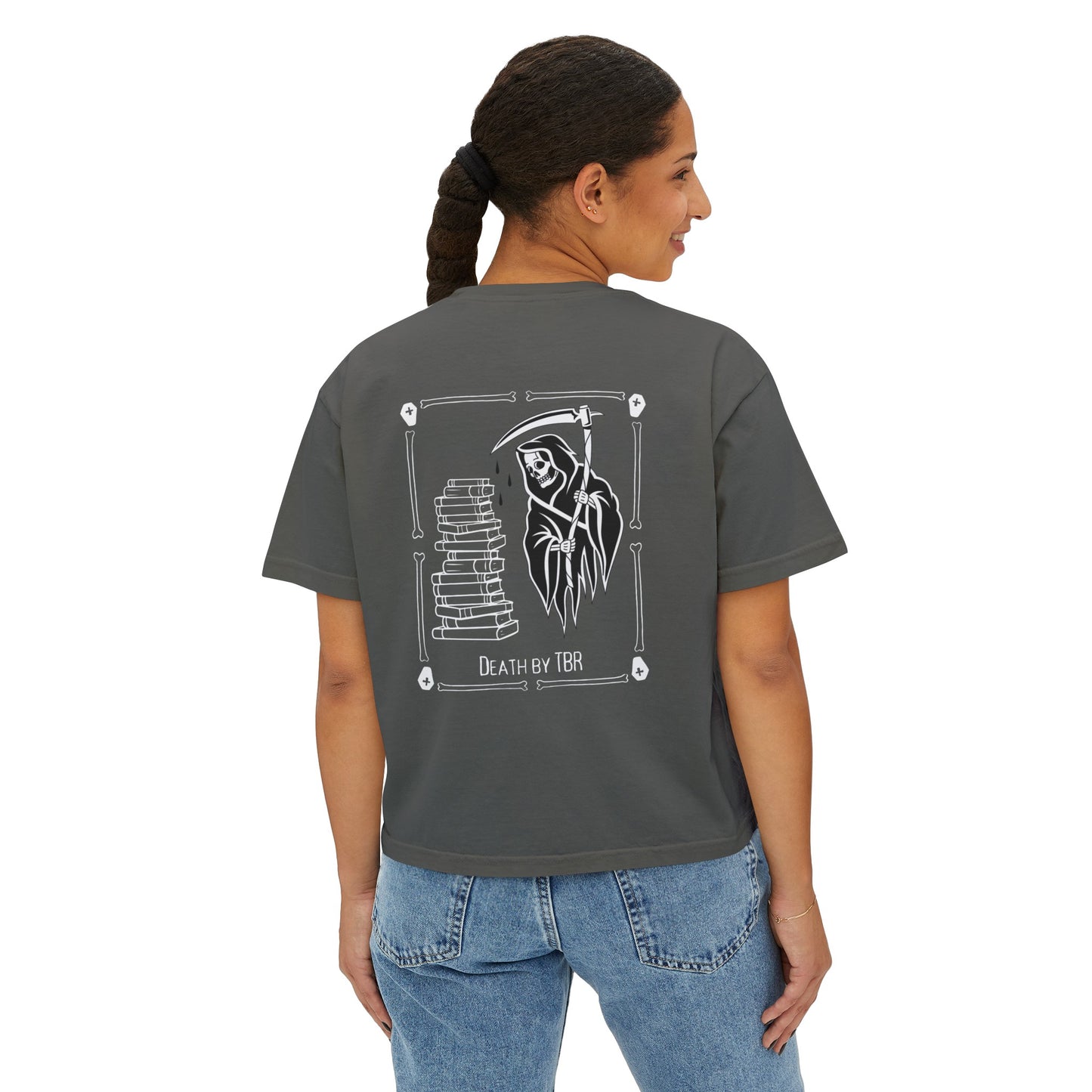 Death By TBR Cropped Tee