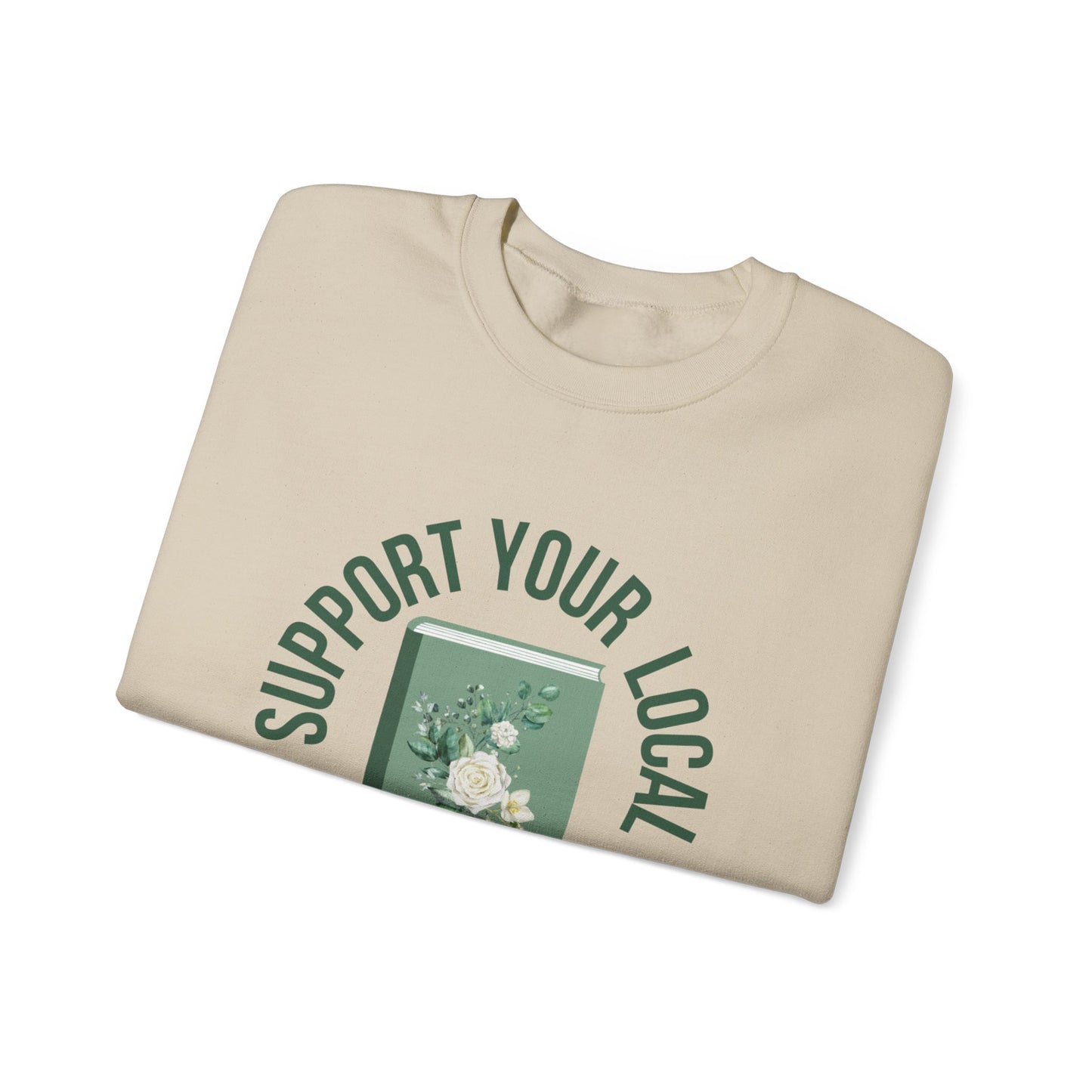 Support Your Local Reader GA Crewneck