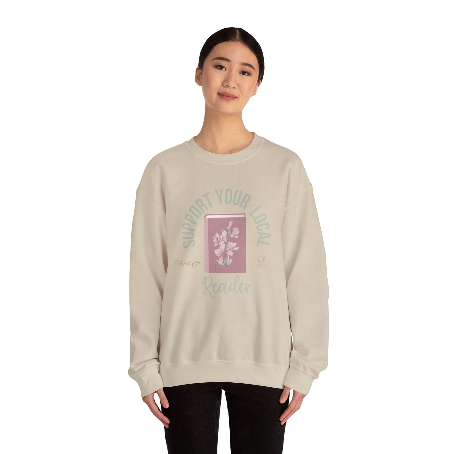 Support Your Local Reader MS Crewneck