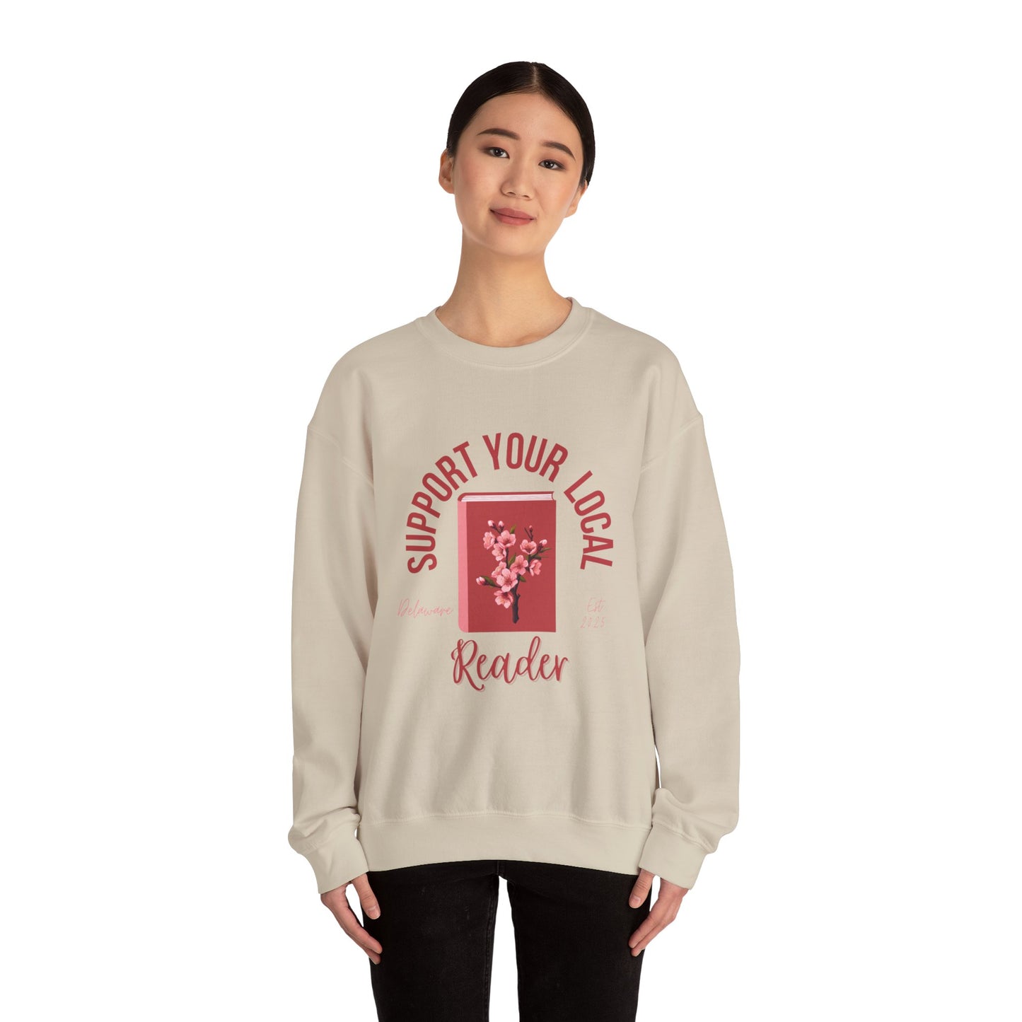 Support Your Local Reader DE Crewneck