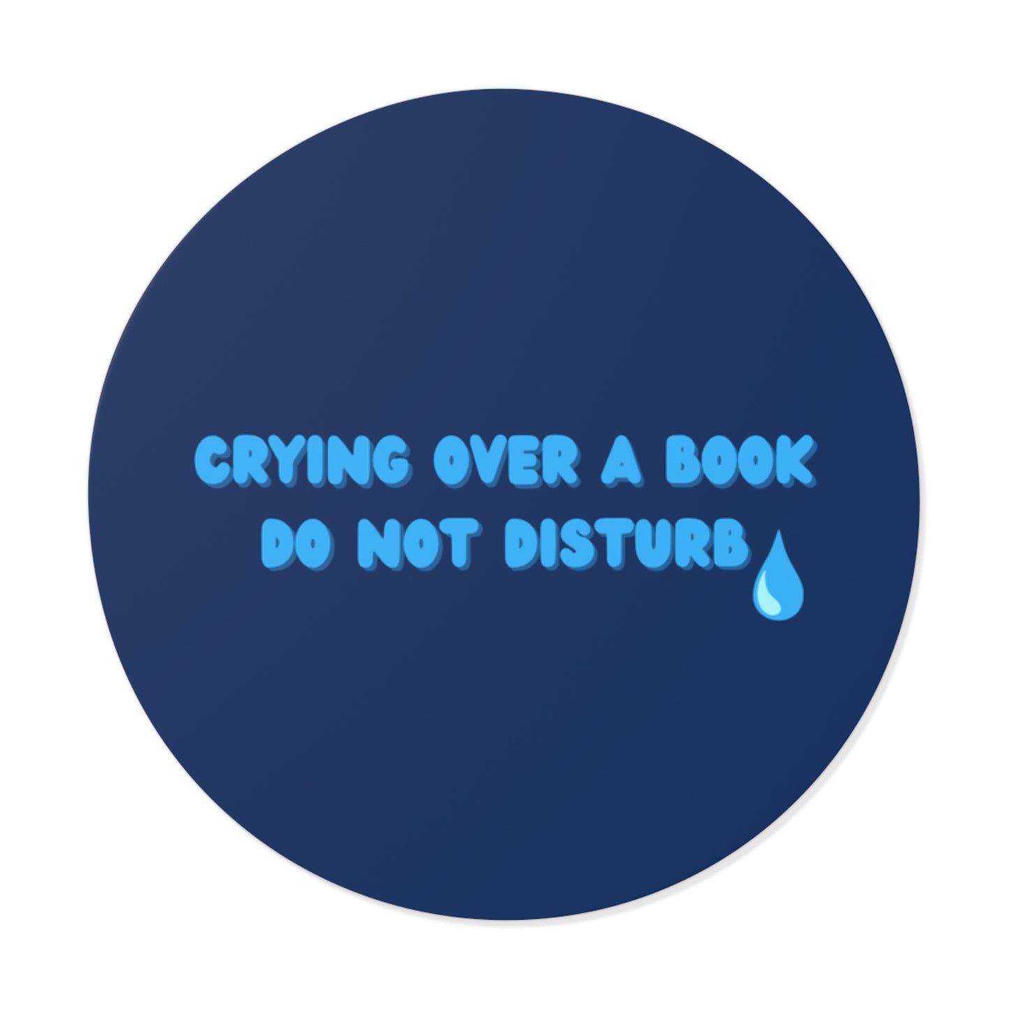 Crying Over A Book Sticker